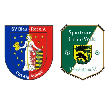 (E) SV Blau-Rot Coswig <span class="nowrap bold mx-1">1 : 11</span> SV Grün-Weiß Wörlitz