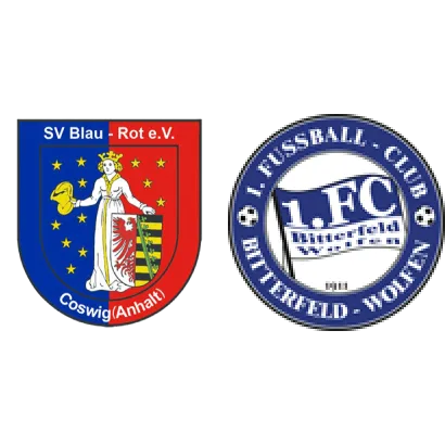 (1M) SV Blau-Rot Coswig <span class="nowrap bold mx-1">5 : 2</span> Bitterfeld-W. II
