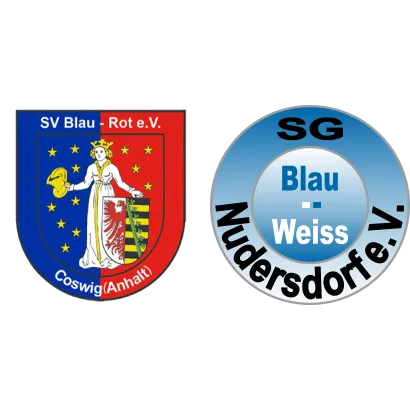 (D) SV Blau-Rot Coswig <span class="nowrap bold mx-1">13 : 1</span> SG Blau Weiß Nudersdorf