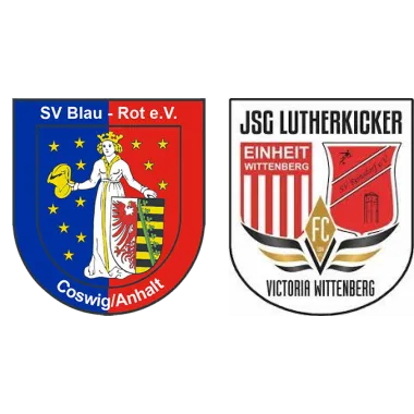 (C) SV Blau-Rot Coswig <span class="nowrap bold mx-1">0 : 9</span> JSG Luther/Abbe/Elle II