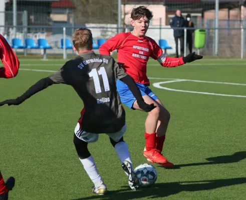 13.02.2022 SV Germania Roßlau vs. SV Blau-Rot Coswig